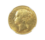 Victoria 1842 Sovereign - NGC MS63