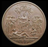 1887 Victoria Jubilee 77mm Bronze Medal By Boehm - GEF