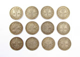 Victoria 1887 Maundy Penny x 12 - UNC