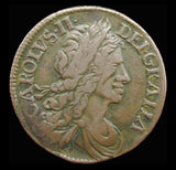 Ireland Charles II 1680 Halfpenny - GVF