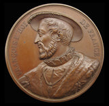 France 1836 Francois I King of France 1515-1547 Medal By Caque