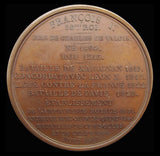 France 1836 Francois I King of France 1515-1547 Medal By Caque