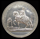 France 1807 Napoleon Victories Silver Plated Medal Box With Paper Roundels