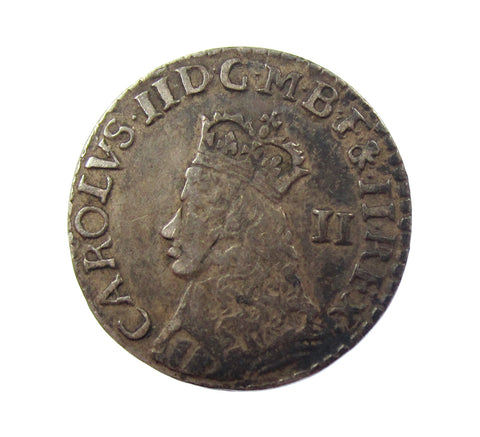 Charles II 1660-1685 Maundy Twopence - GVF
