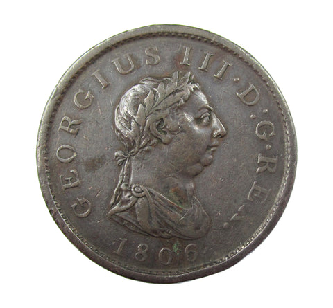 George III 1806 Soho Penny - VF