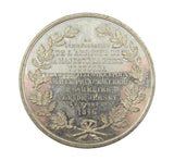 1846 Royal Visit To Jersey 51mm White Metal Medal