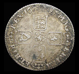 William III 1697 Shilling - NVF