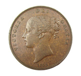 Victoria 1854 Penny - EF