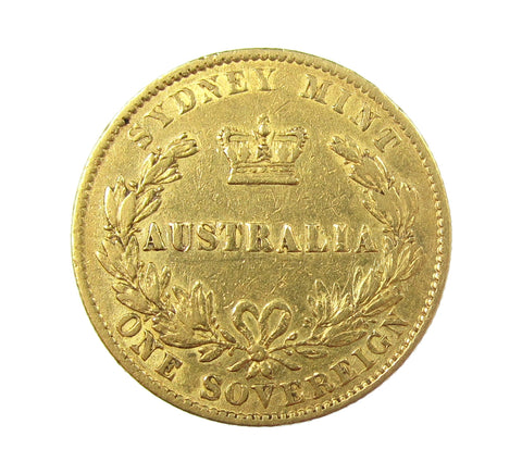Australia 1866 Sydney Sovereign - GF
