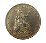 Victoria 1856 Penny - Ornamental Trident - VF