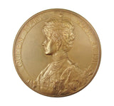 1911 George V Bronze Coronation 51mm Medal - Cased