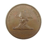 1897 Lord Nelson's Flagship Foudroyant 37mm Copper Medal