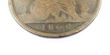 Victoria 1862 Penny - 8/6 In Date - VG