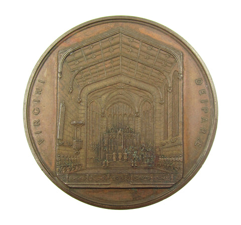 1838 St Mary's College New Oscott 55mm Bronze Medal