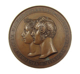 1840 Marriage Of Victoria & Albert 45mm Medal - By Helfricht