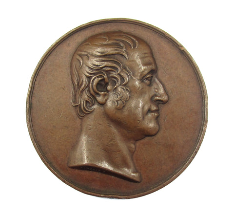 c.1840 Francis Henry Egerton Earl Of Bridgewater Bronze Medal