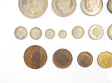 George VI 1937 15 Coin Cased Proof Set - Crown To Maundy