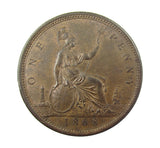 Victoria 1868 Penny - A/UNC