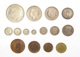 George VI 1937 15 Coin Cased Proof Set - Crown To Maundy