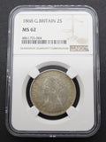 Victoria 1868 Florin - NGC MS62