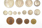 George VI 1937 15 Coin Cased Proof Set - Crown To Maundy