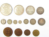 George VI 1937 15 Coin Cased Proof Set - Crown To Maundy