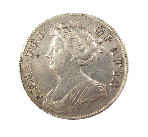 Anne 1709 Halfcrown - GVF