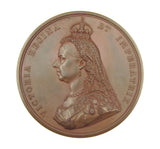 1887 Victoria Jubilee 77mm Bronze Cased Medal - By Boehm