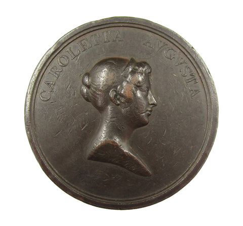 1817 Death of Princess Charlotte 54mm Medal - By Webb