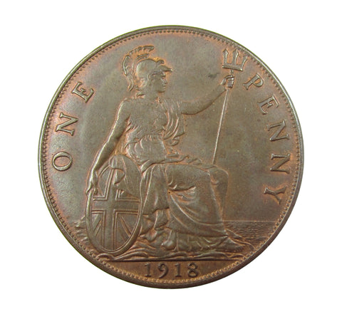 George V 1918 Penny - EF