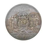 1887 Victoria Jubilee 77mm Silver Medal - NGC MS63