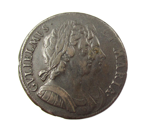 William & Mary 1694 Halfpenny - VF