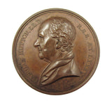 1821 Charles Hutton 44mm Bronze Medal - By Wyon