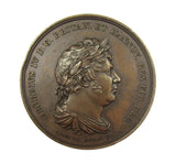 1821 George IV Coronation & Visit To Hanover 40mm Medal - By Voigt