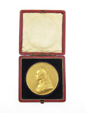 1887 Victoria Jubilee 58mm Gilt Medal - By Boehm