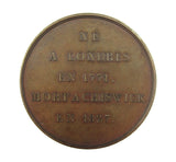 1827 George Canning Bronze 41mm Death Medal