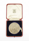 1935 George V Silver Jubilee Royal Mint 57mm Silver Medal - Cased