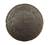 1828 George IV Patron Of The Arts 42mm Medal - By Halliday