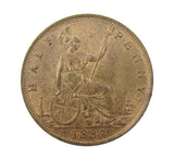 Victoria 1887 Halfpenny - EF