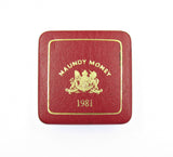 Elizabeth II 1981 Full Maundy Set - Cased