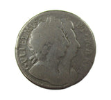 William & Mary 1694 Farthing - Unbarred A's In Britannia