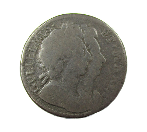 William & Mary 1694 Farthing - Unbarred A's In Britannia