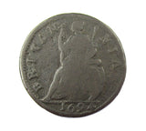 William & Mary 1694 Farthing - Unbarred A's In Britannia