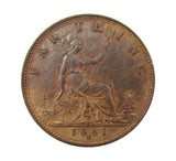 Victoria 1881 H Farthing - A/UNC