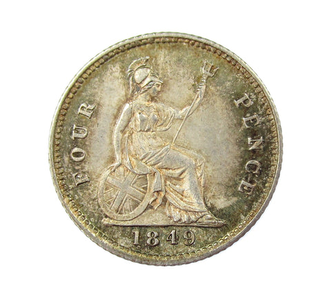 Victoria 1849 Groat - A/UNC