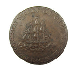 1795 Middlesex Duke Of York Halfpenny Token - DH985 - GVF