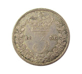 Victoria 1856 Threepence - VF