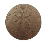 c.1795 Middlesex Sims Halfpenny Token - DH478a - EF