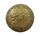1795 Middlesex George III & Charlotte Brass Halfpenny Token - DH944