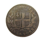 1811 Charing Cross One Shilling Silver Token - EF